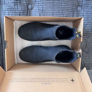 Dr. Martens Black Slip-On Boots
